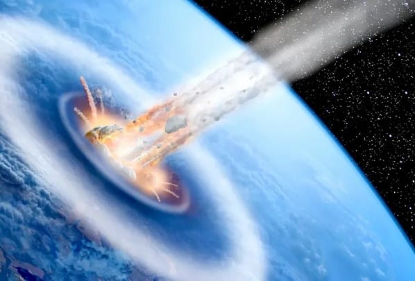 What happened the day an asteroid hit the earth?